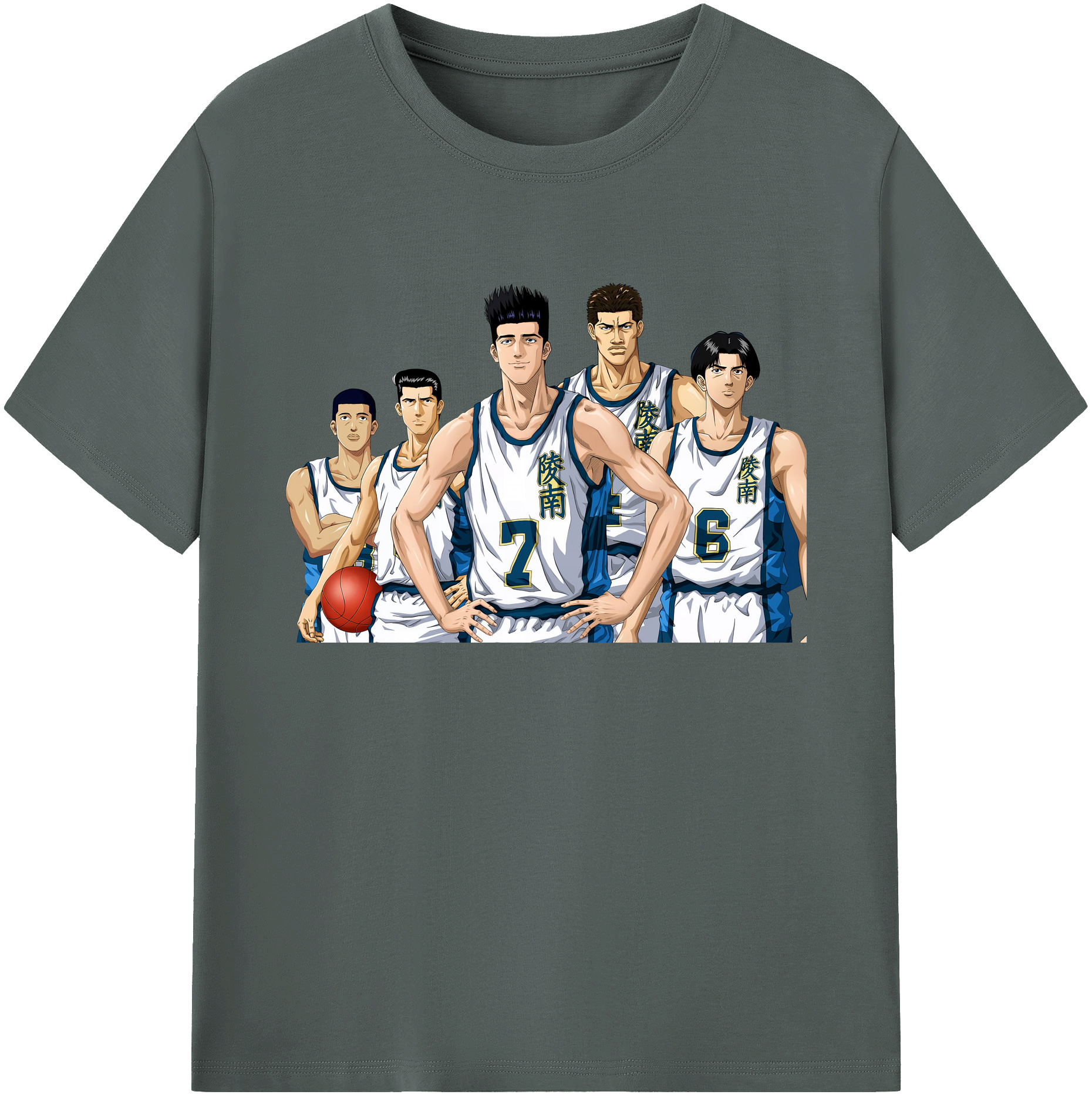（画像用） SLAM DUNK／スラムダンク 綿100％ メンズ半袖Tシャツ｜肌触りやわらか＆通気性